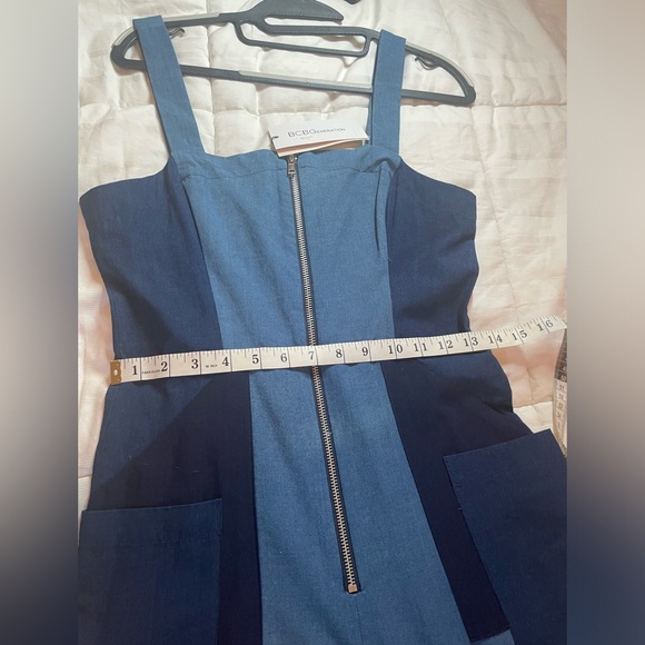 Chambray Crop Jumpsuit - Picture 7 of 12